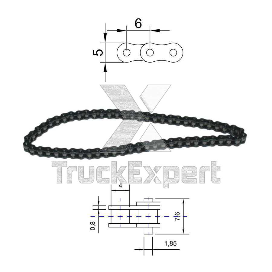 CKSK11 CALIPER CALIBRATION SHAFT CHAIN (29 LINKS)