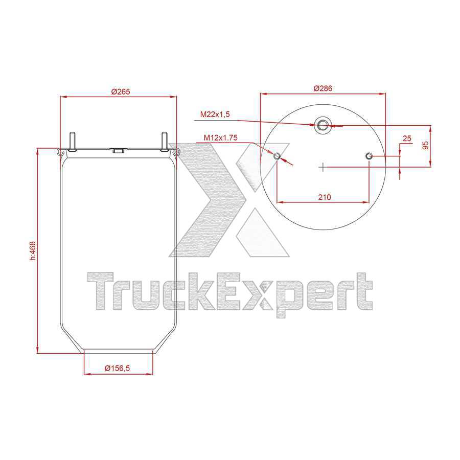 AIR SPRING ED 14810-05