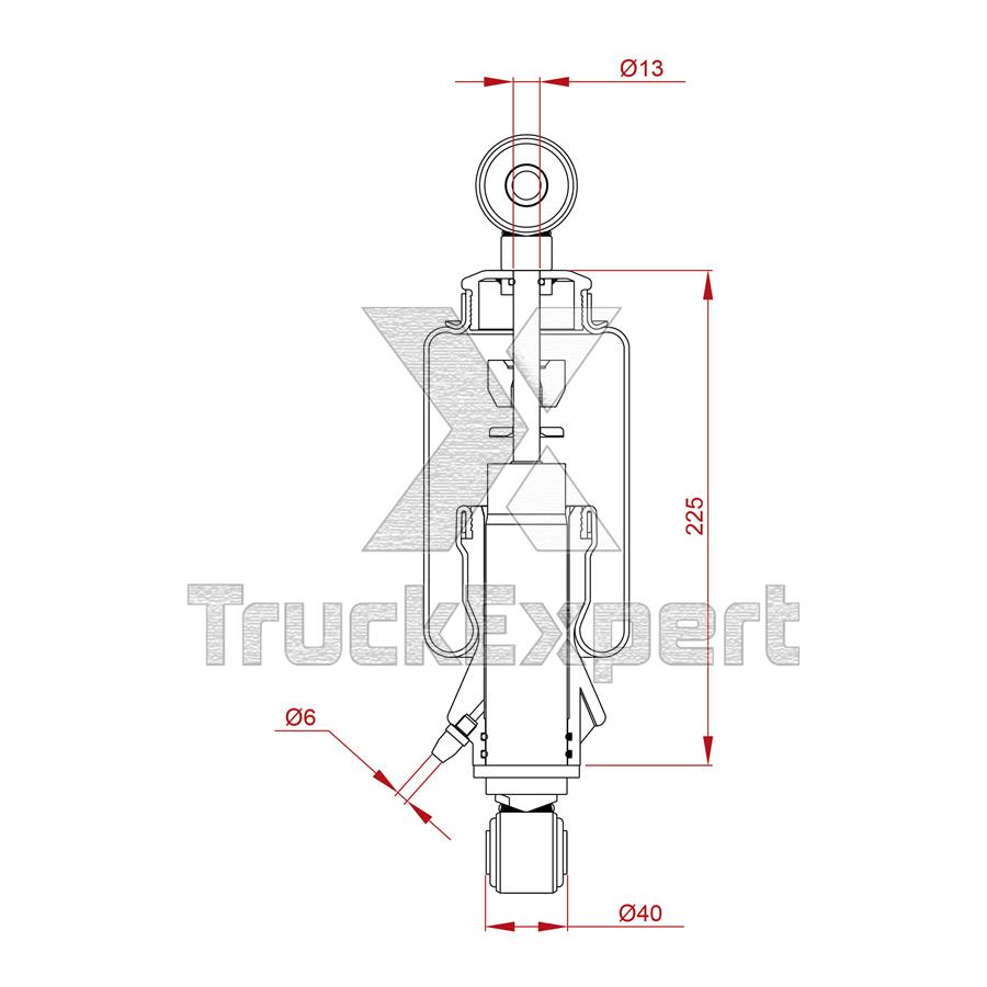 9408904919 CABIN DAMPER (FRONT)