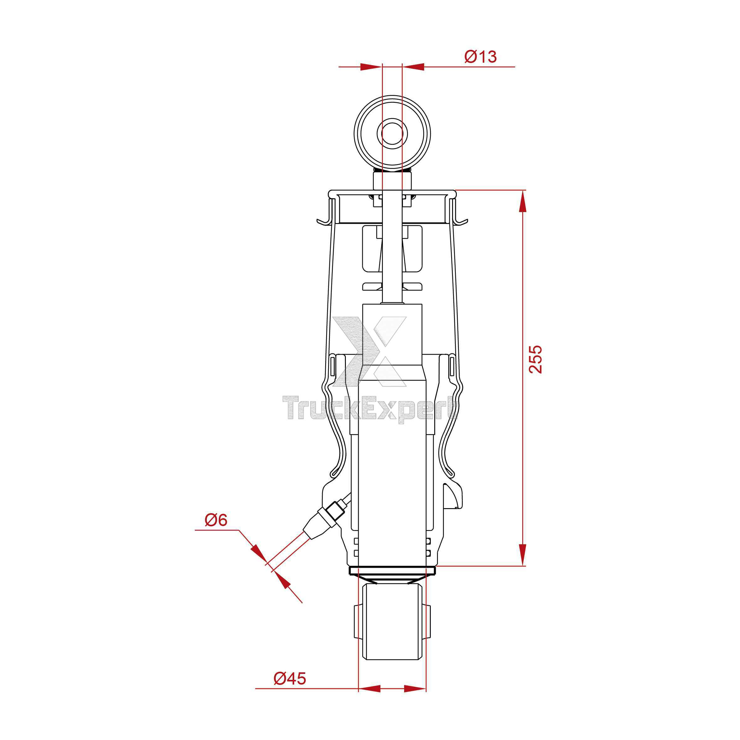  CABIN AIR SPRING (REAR)